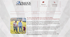 Desktop Screenshot of fralickchiropractic.com